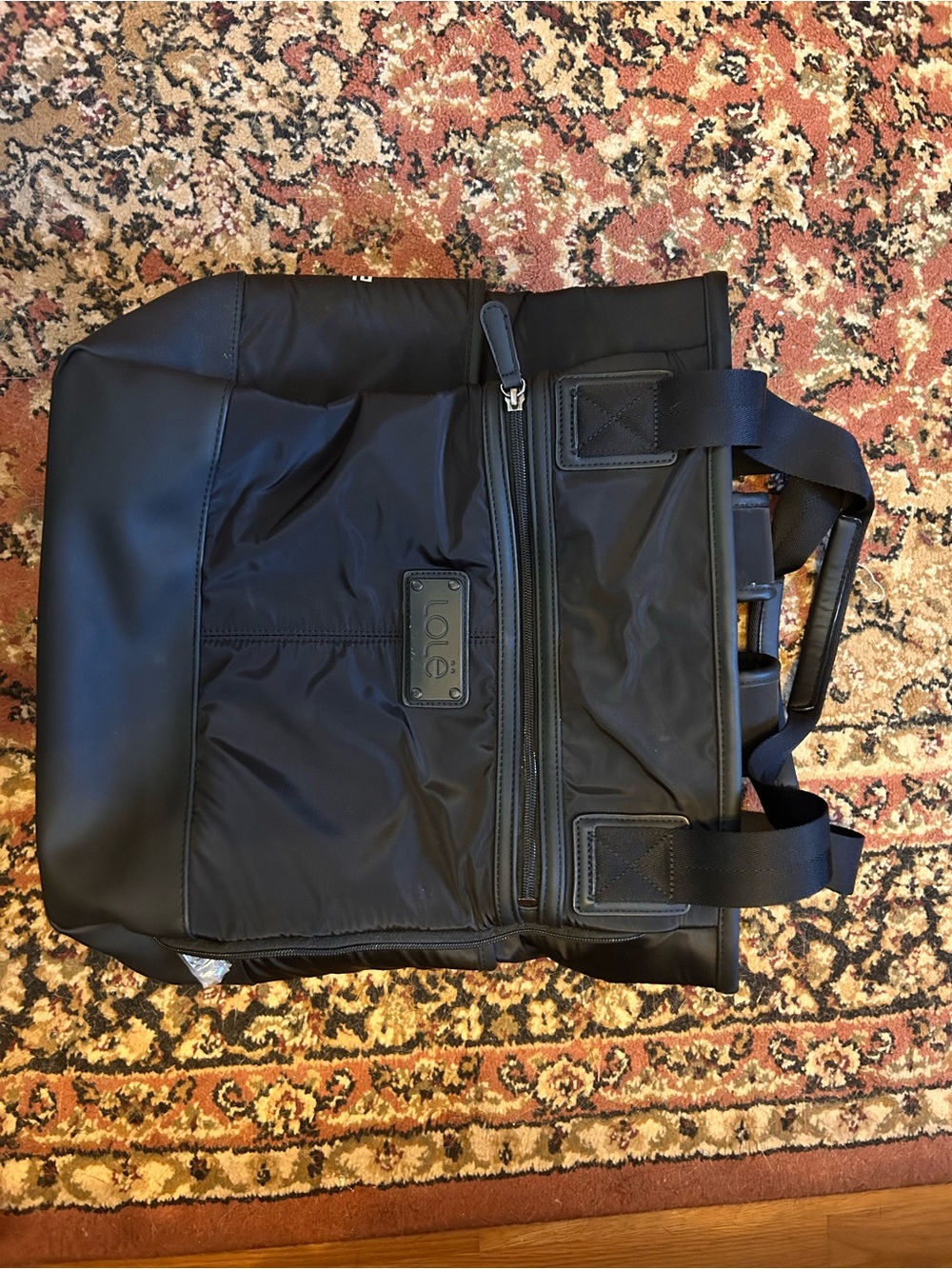 Black Women’s LOLE Tote Bag - Minimal Nylon Carryall
